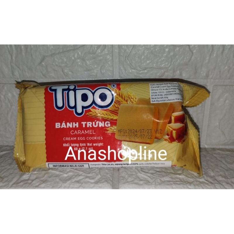 

Tipo 135 Milk cream egg cookies 135gr