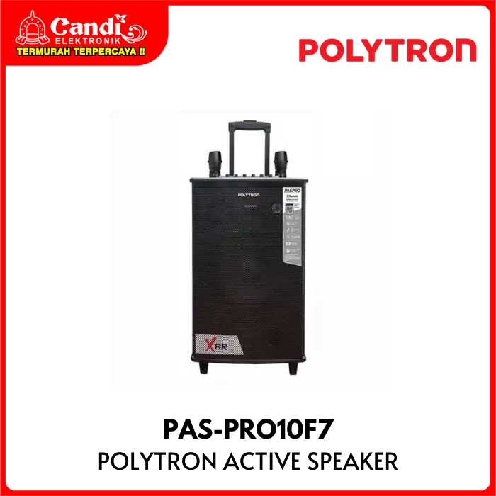 POLYTRON Active Speaker Speaker Aktif Dual Power Woofer 10 Inch PAS-PRO10F7