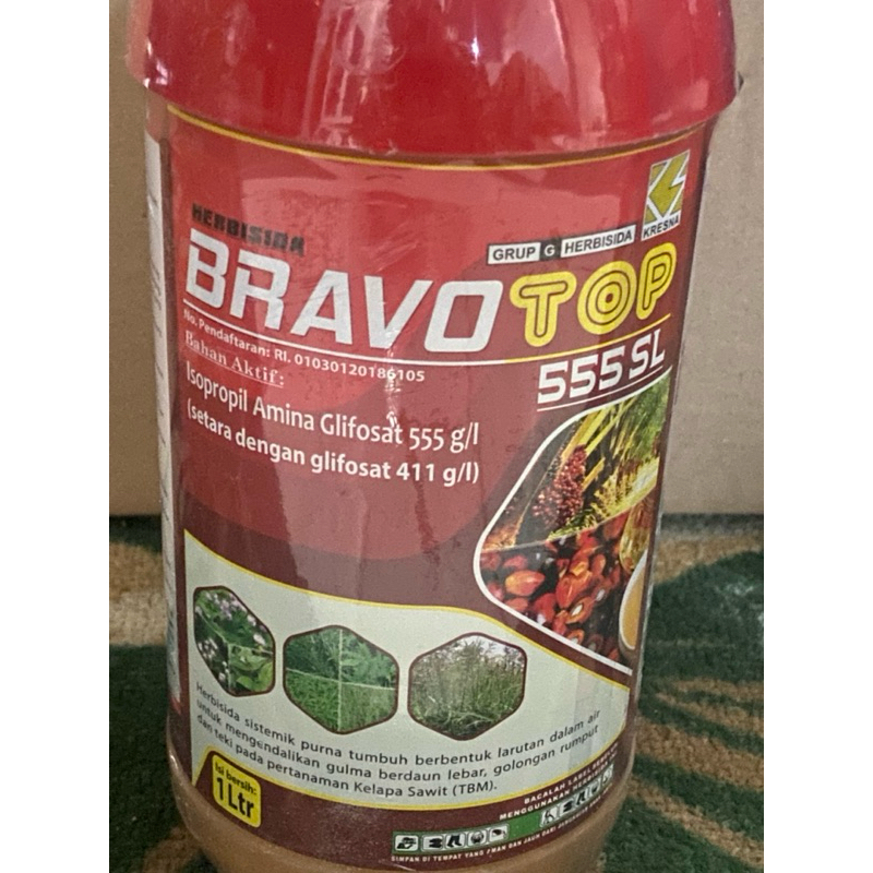 BROVO TOP 555 SL Isopropil Amina Glifosat 555 g/l (setara dengan glusofat 411g/l )