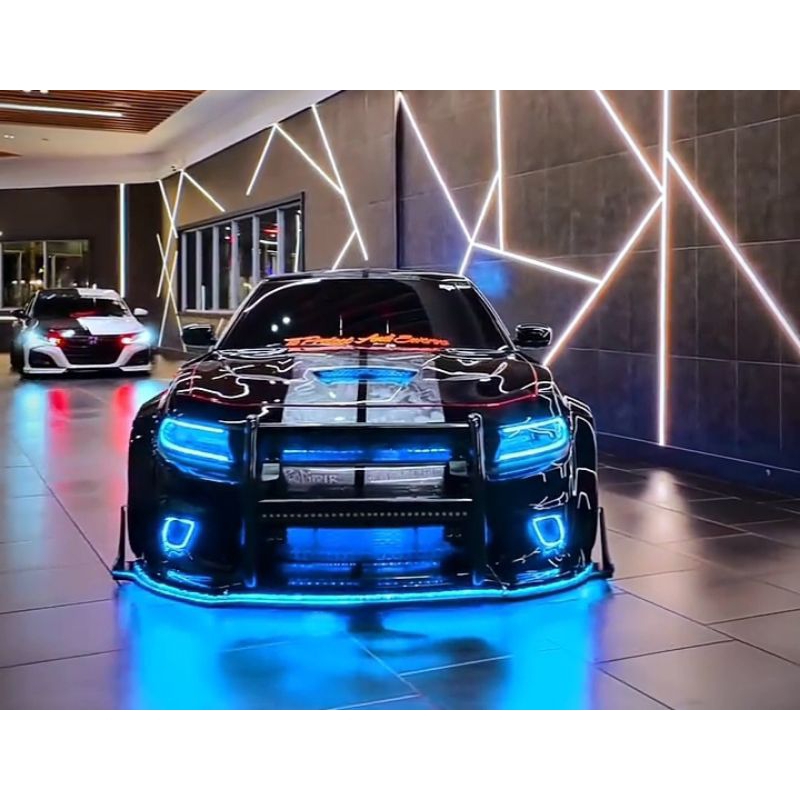 LAMPU DEKORASI LED MOBIL 12VOLT LANHSUNG PASANG