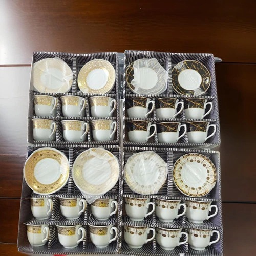 Cangkir Keramik Set 6 in 1 Gelas Hias Keramik Satu Set 6 Pcs