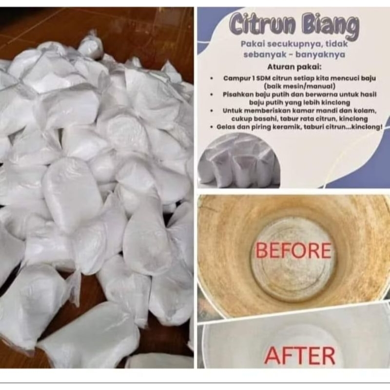 Biang Sitrun 250 gram. Serbuk Ajaib Serba Guna. Biang Sitrun Repack 250 gram