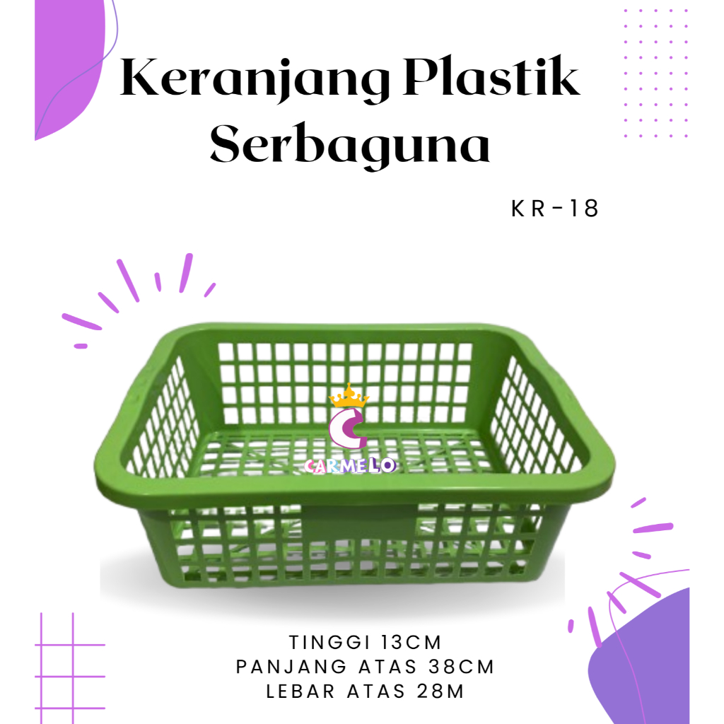 Keranjang Serbaguna / Keranjang Plastik Baju / Keranjang Piring / Keranjang Besar Murah / Keranjang 
