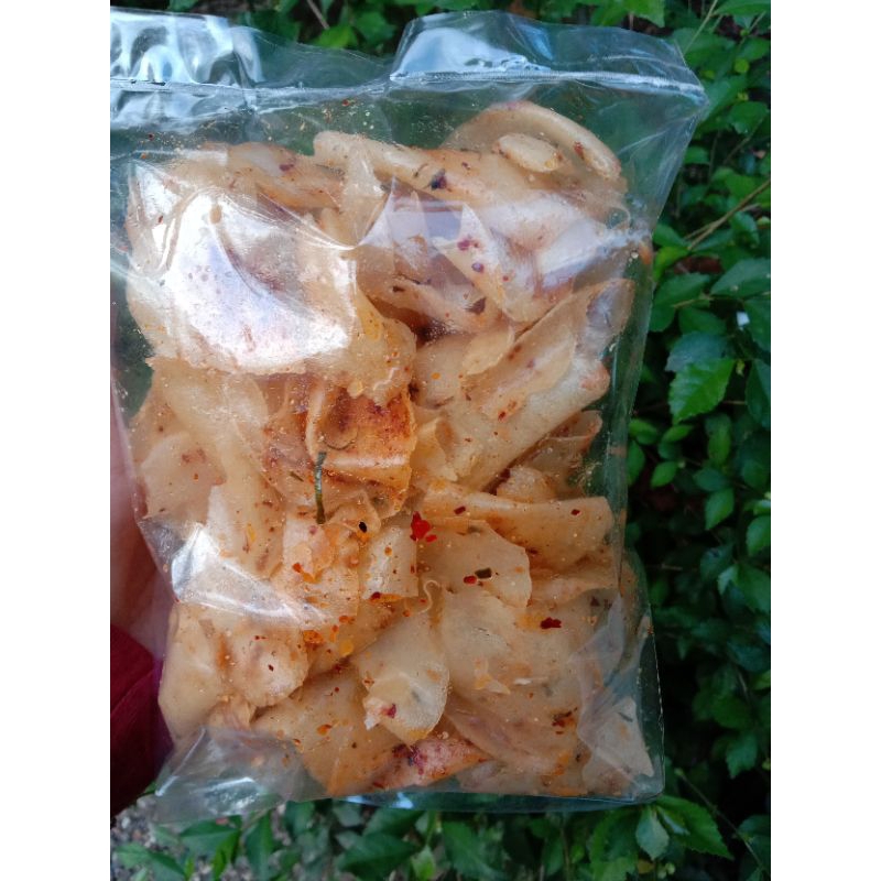 

Kripik renyah - moring - keripik gurih - kripik kriuk - moring pedas jeruk - keripik rasa daun jeruk- camilan keripik