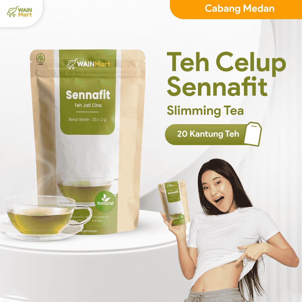 

SENNAFIT Slimming Tea Teh Pelangsing Teh Celup Daun Jati Cina Herbal Alami dan Peluntur Lemak