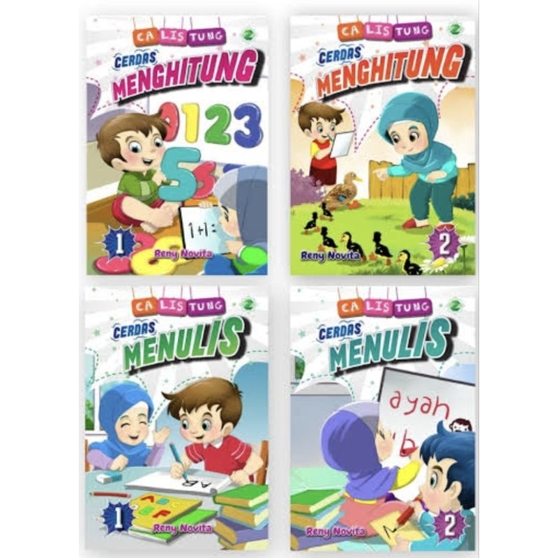 Buku Calistung Menghitung dan Menulis TK/PAUD Penerbit Zikrul Hakim Bestari