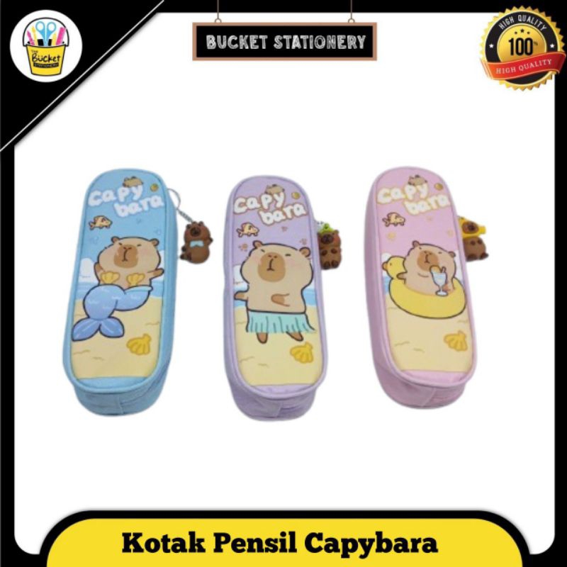 

Kotak pensil capybara plus gantungan kunci capybara 706