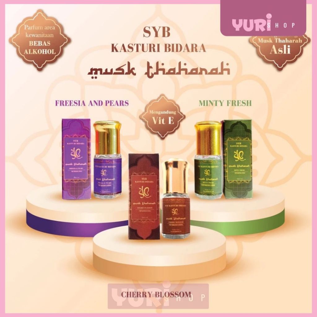 SYB KASTURI BIDARA MUSK THAHARAH - parfum area kewanitaan miss v