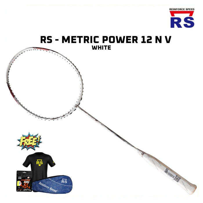 Raket Badminton Reinforce Speed RS Metric Power 12 N V