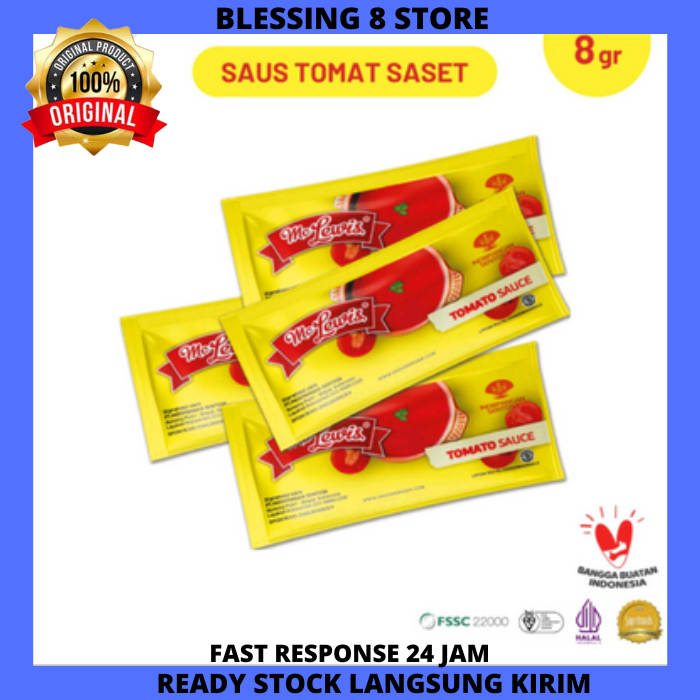 

Mc lewis Tomat sachet 1 pack isi 25 pcs