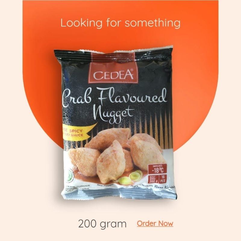 

CEDEA CRAB FLAFORED NUGGET 200GR