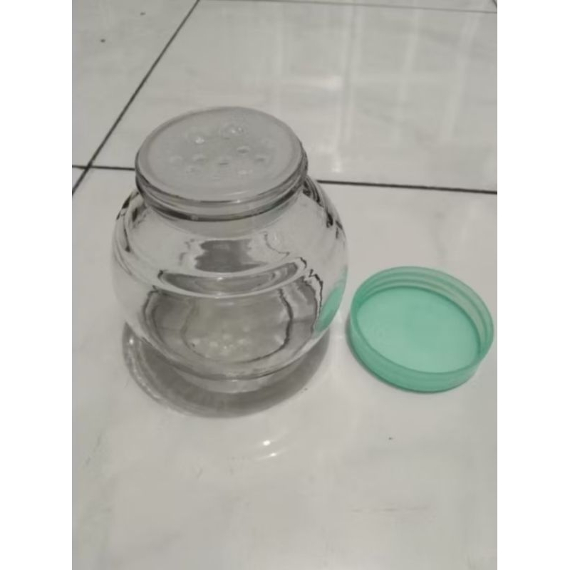 Toples Kaca Kecil / Toples Bumbu / Toples Mini / Wadah Bumbu / Wadah Garam/ Wadah merica