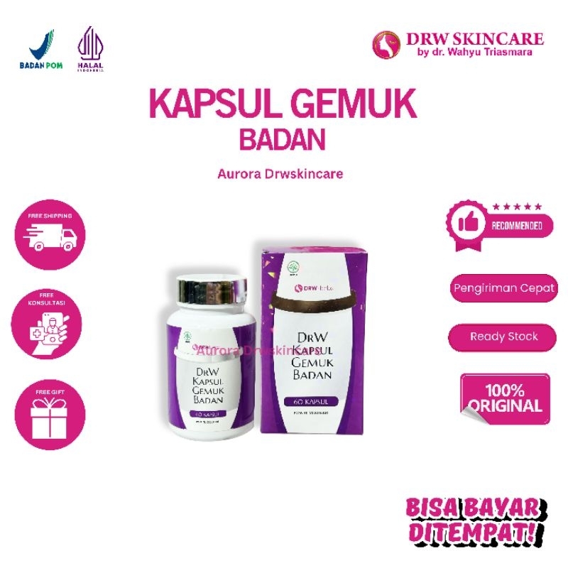 [Bisa Cod]Drw Skincare Kapsul Gemuk/Kapsul Gemuk Drw Skincare