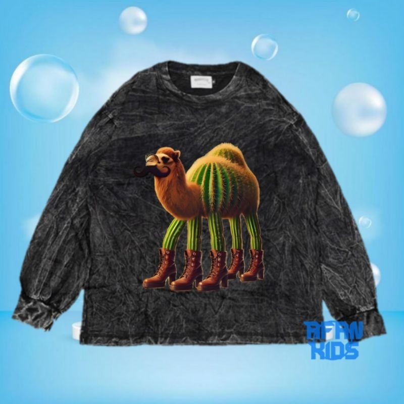 baju anomali tob tobi tob kaos washed anak
