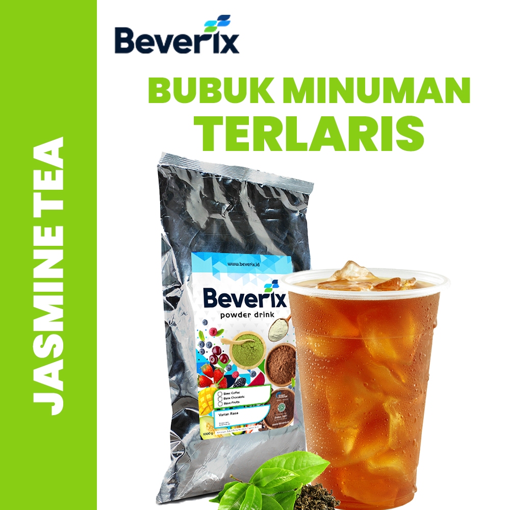 

BEVERIX Bubuk Minuman Jasmine Tea Premium 500 Gr Bubuk Fruit Tea Aneka Rasa Teh Melati