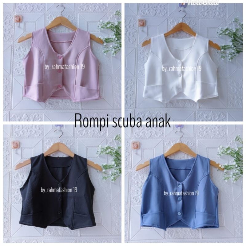 Rompi Scuba Atasan Anak Tanggung Perempuan Usia 9_11 tahun