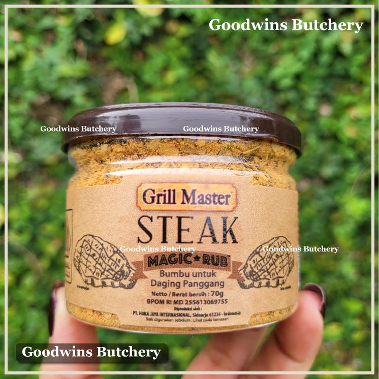 

Jay's magic rub STEAK grill master bumbu racik Jays Kitchen 70g