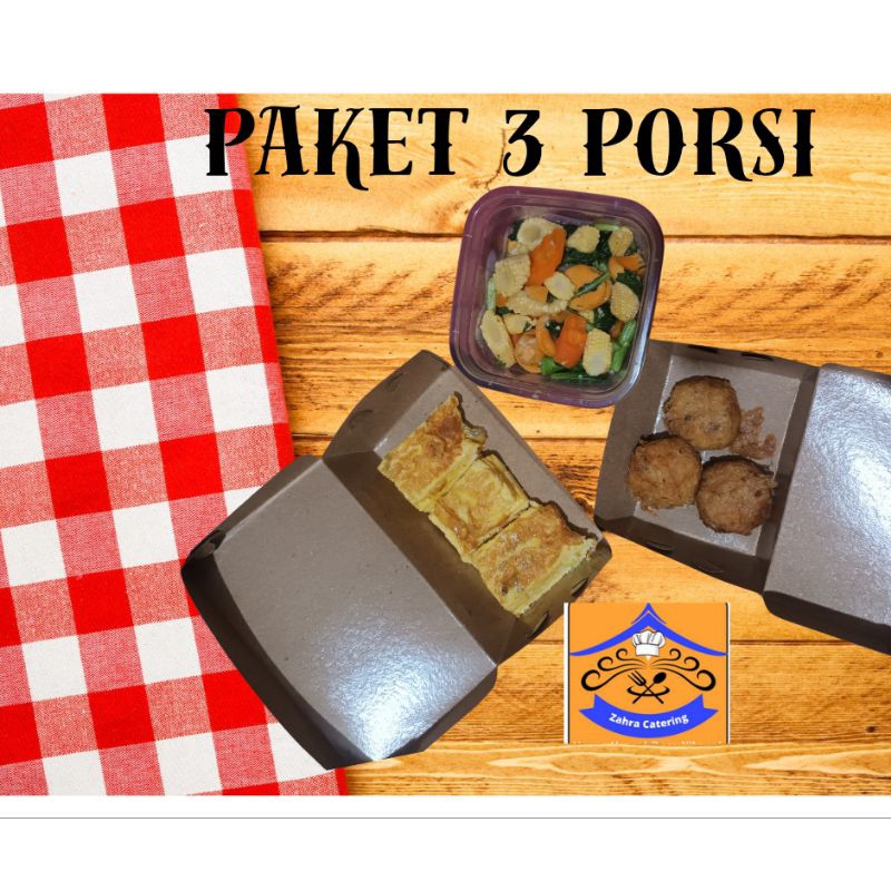 

Catering 3 porsi (1 hari )