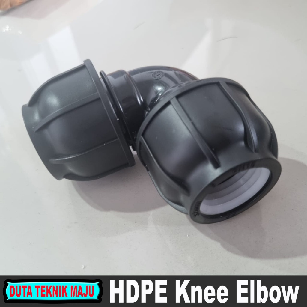 Fitting HDPE Elbow 32 mm 1'' inch / Knee / FITTING HDPE COMPRESSION