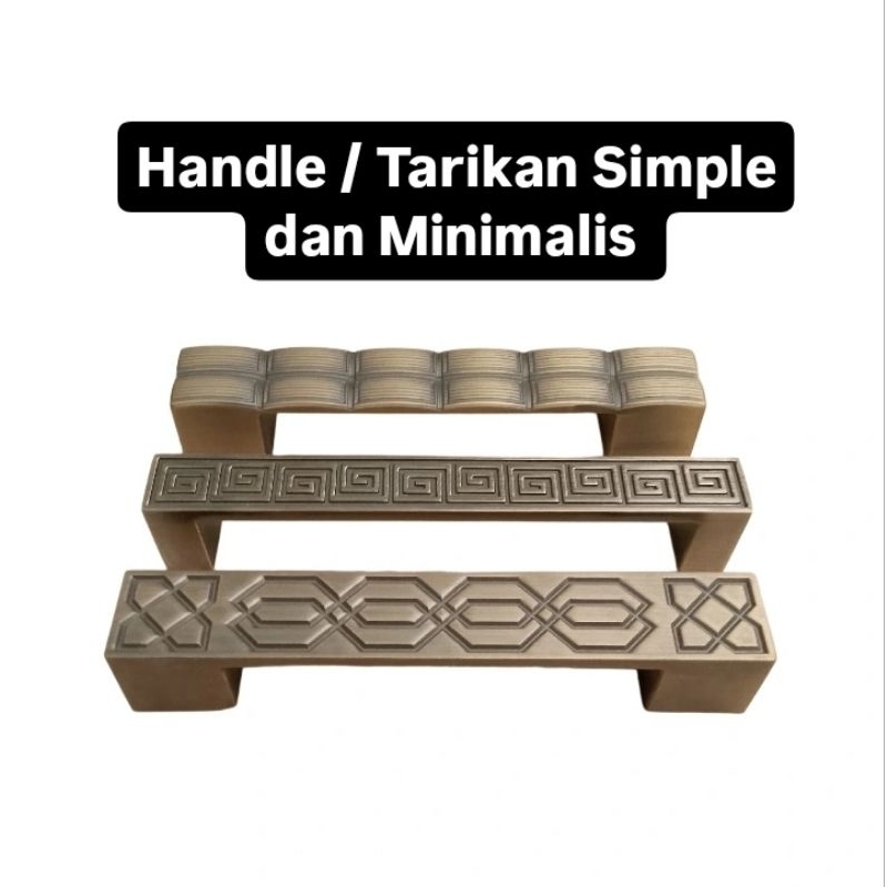 Tarikan Gagang Handle Laci Pintu Lemari Kitchen Set Minimalis Klasik Inox Stainless 128 96 Simple