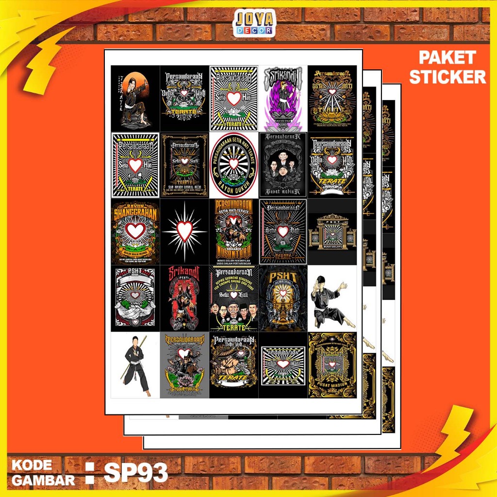 

GAMBAR STICKER PERSAUDARAAN SETIA HATI / STIKER PERSAUDARAAN SETIA HATI / PAKET STIKER PERSAUDARAAN SETIA HATI PER 25 PCS / KODESP93