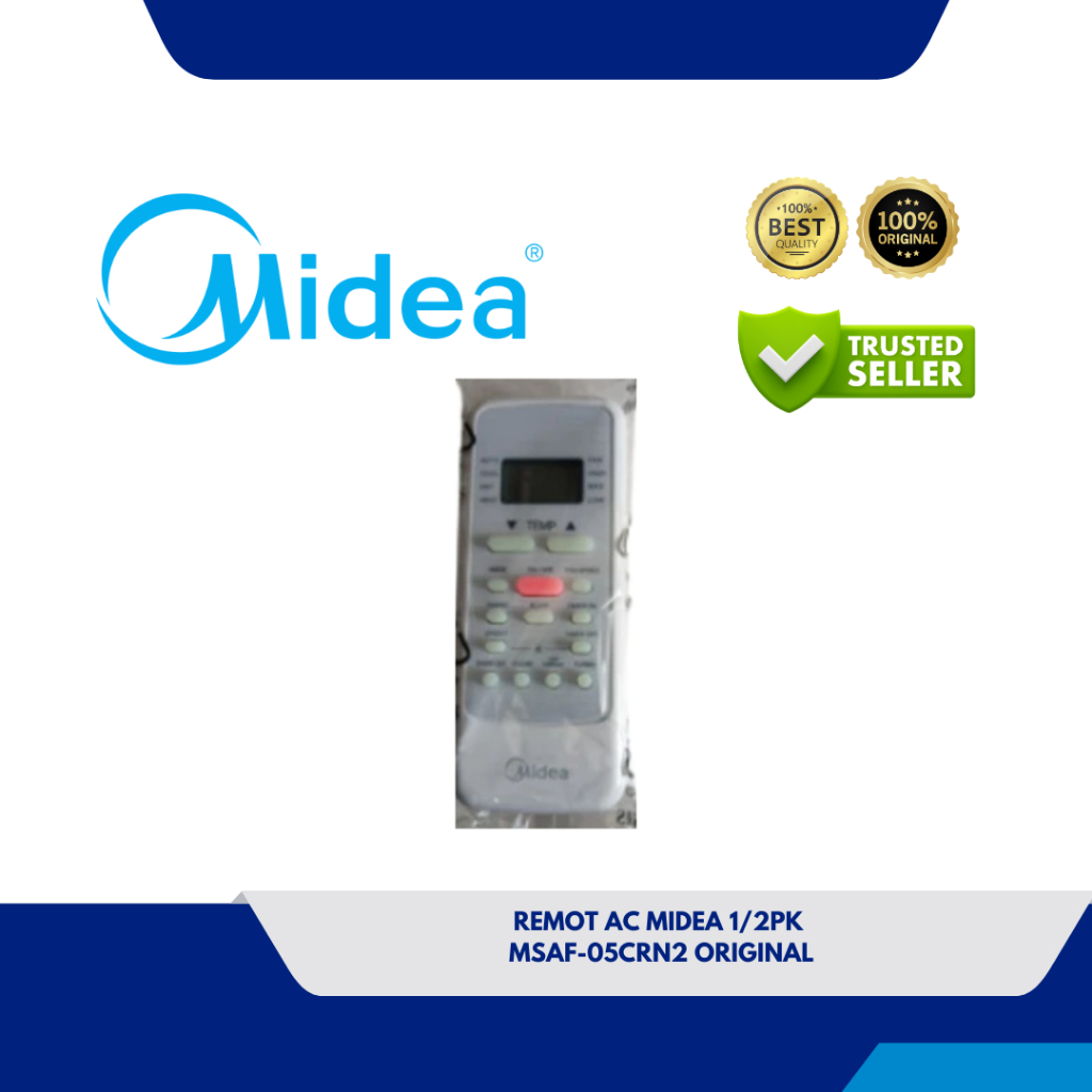 REMOT AC MIDEA 1/2PK MSAF-05CRN2 ORIGINAL