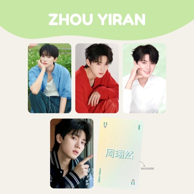 [ISI 4] PHOTOCARD ZHOU YIRAN | PHOTOCARD CHINESE ACTOR
