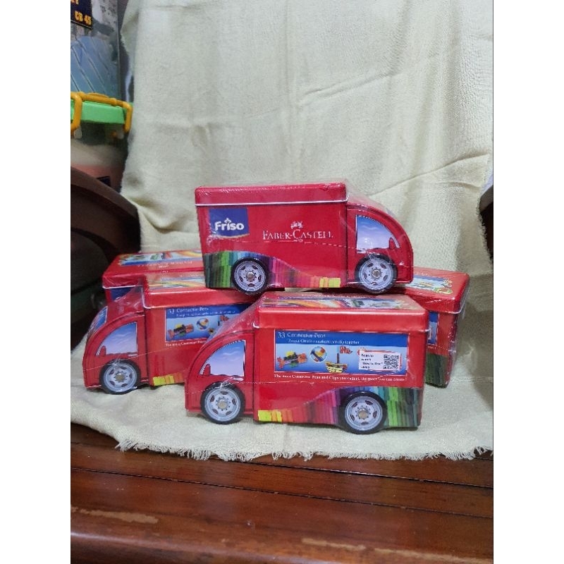 

Faber Castell Truck Tin Connector Pen 33 Warna / Faber Castell Spidol Kaleng / Faber-Castell Connector Pens 33 color / Faber-Castell Spidol 33 Colour