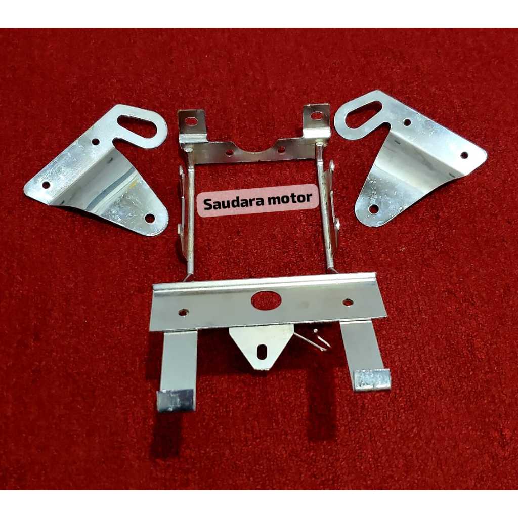 Rejeki.Maju Pangkon Breket Lampu Ninja Ss Kupingan Lampu Ninja Ss Pnp Honda Mega Pro Tiger