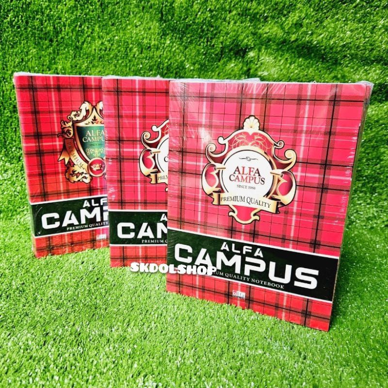 

Buku Tulis ALFA CAMPUS 38 lembar isi 10 buku ukuran kwarto/ukuran buku biasa