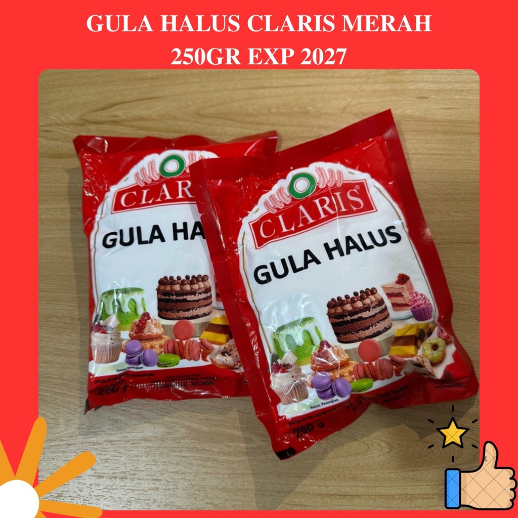 

GULA HALUS CLARIS MERAH / GULA HALUS BAHAN KUE