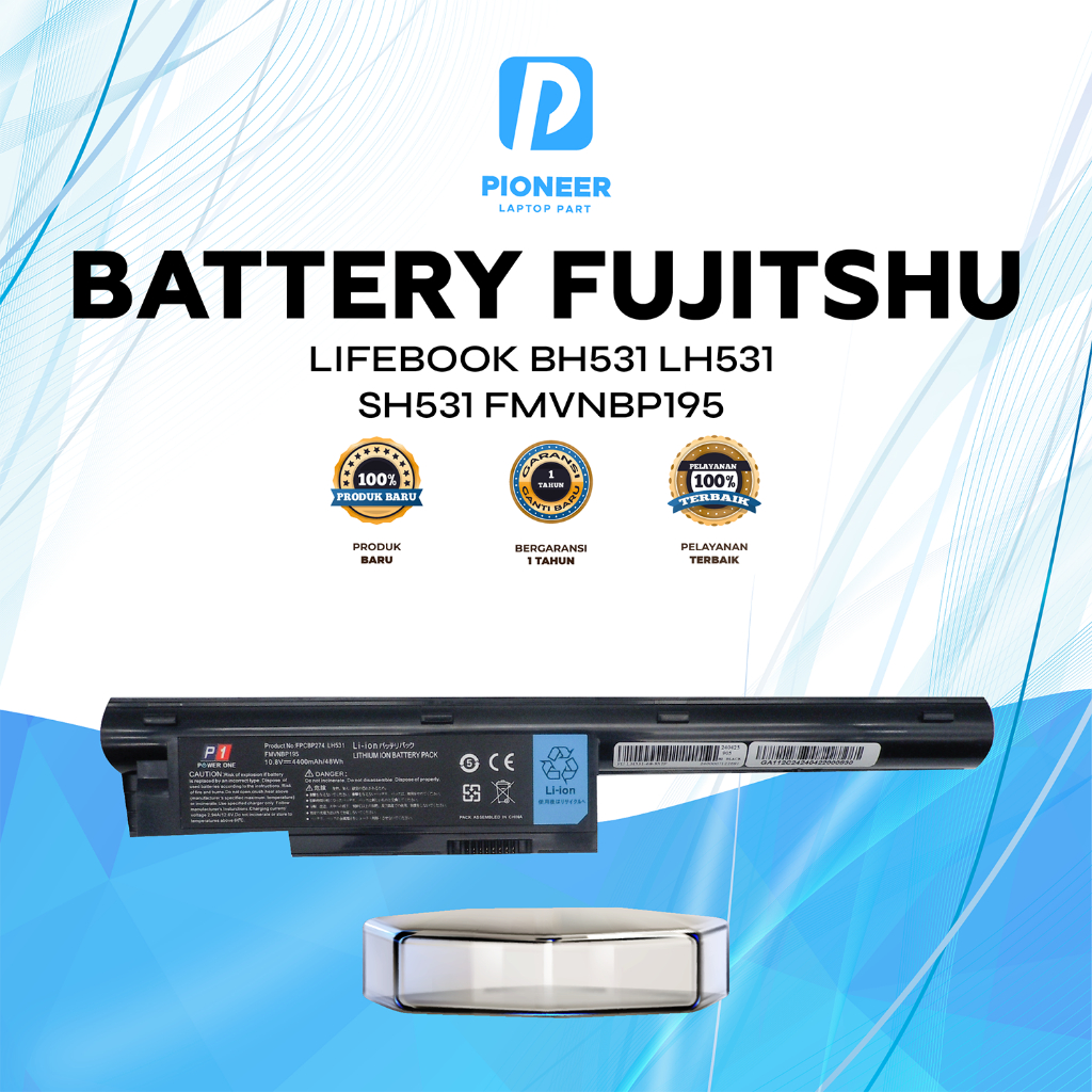 Baterai Fujitsu LH531 BH531 SH531 Black
