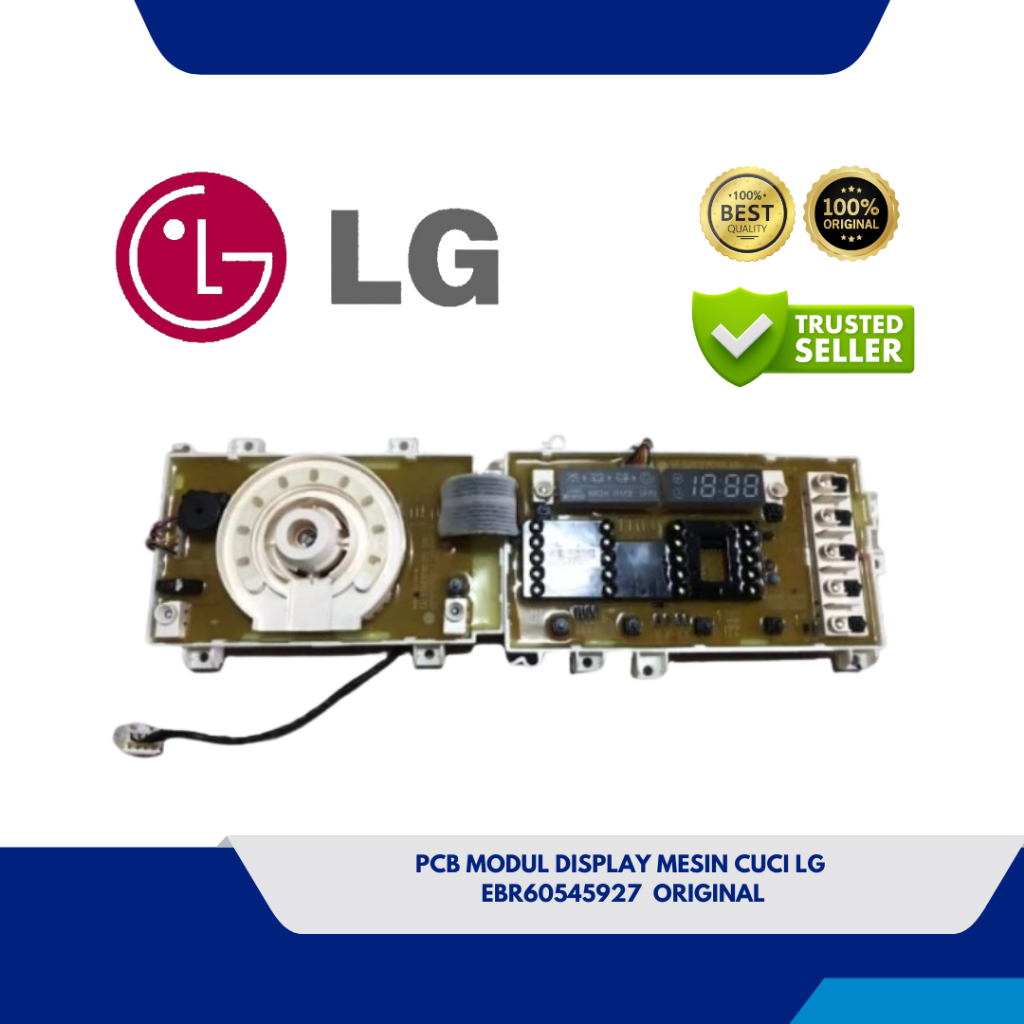 PCB MODUL DISPLAY MESIN CUCI LG EBR60545927 WD-D17D6 ORIGINAL
