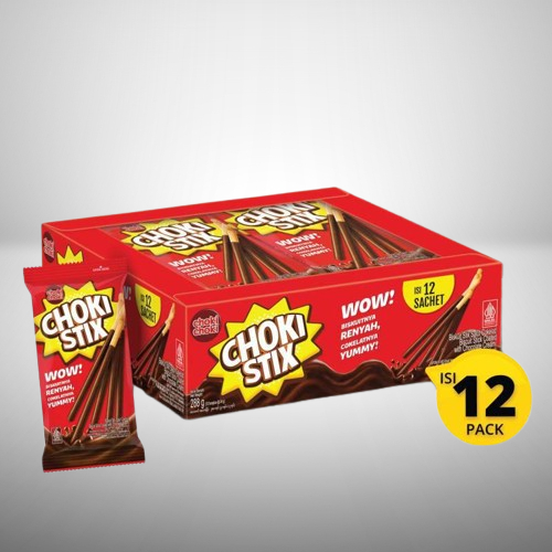 

Choki Stix (Choki Choki Stick Cokelat) isi 12 Sachet