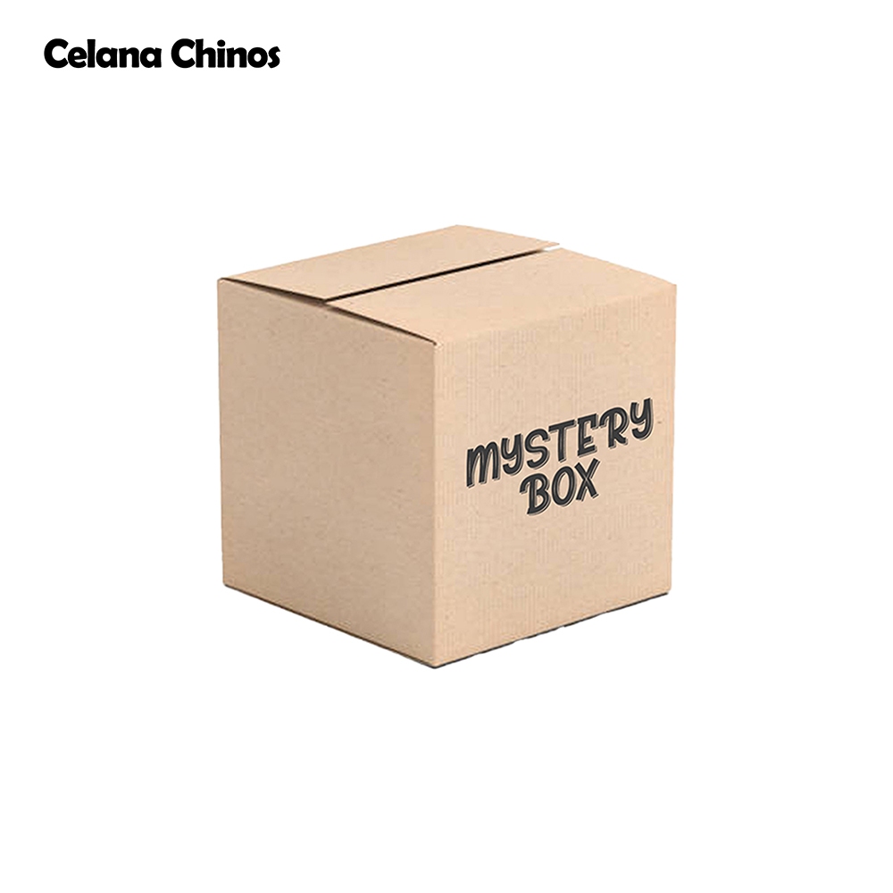 Lawell Celana Panjang Chinos Pria Cowok Formal Kerja Slim Fit (Mystery Box)