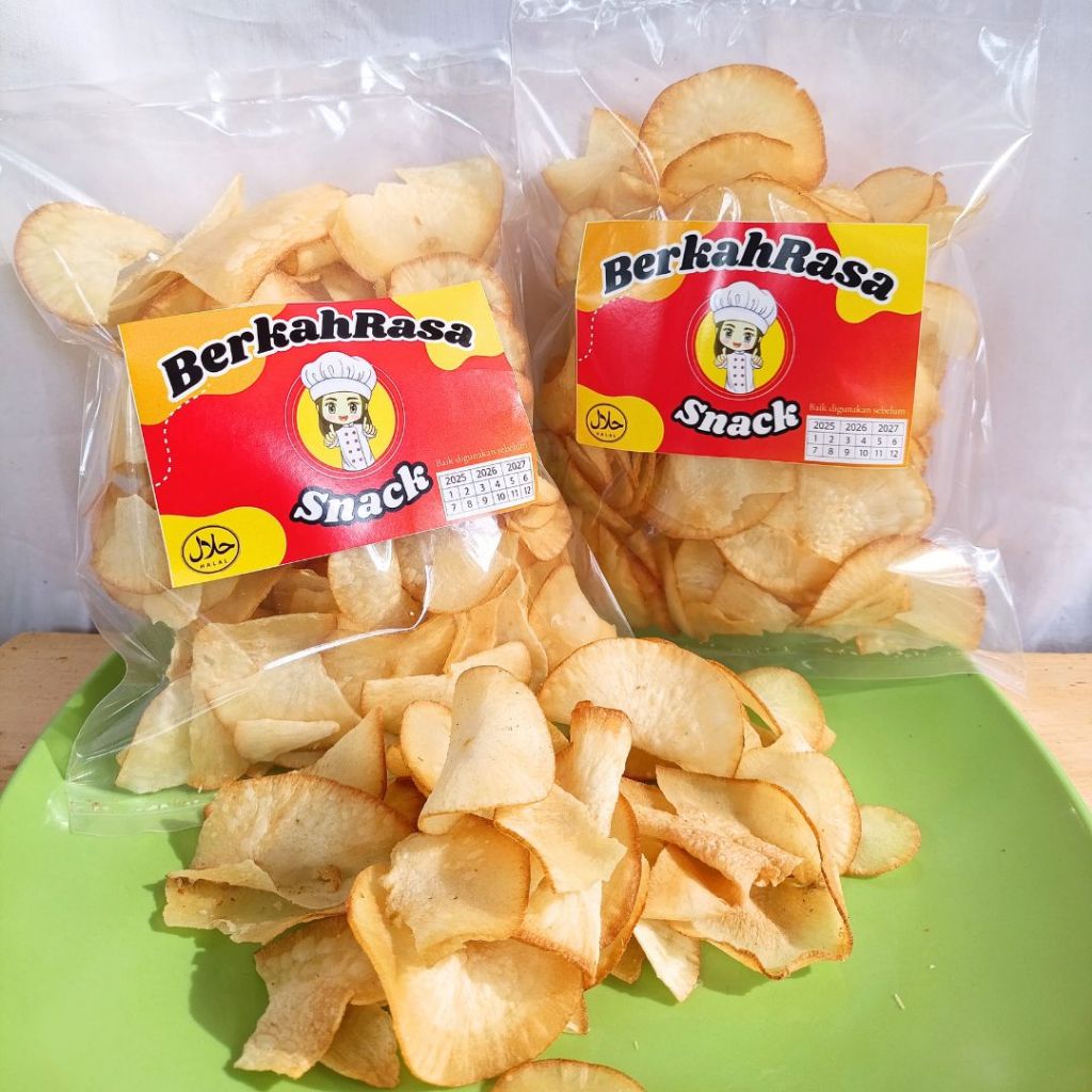 

Keripik singkong 500 gram murah | cemilan gurih asin sriping singkong