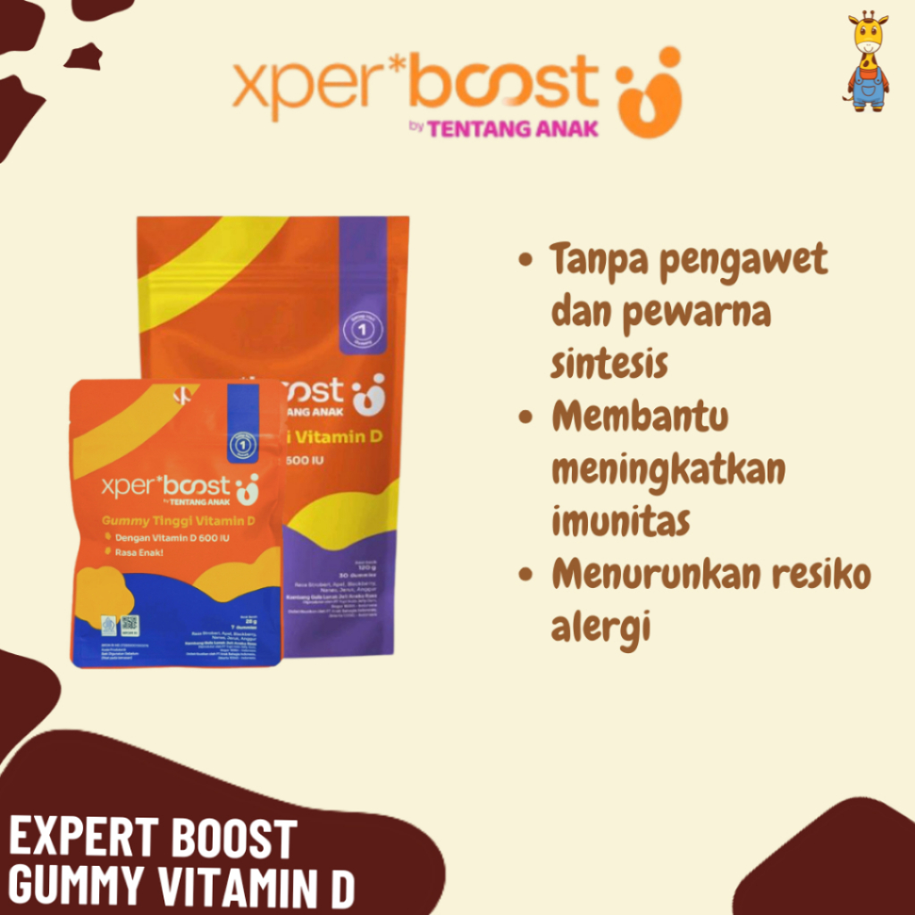 Expert Boost Gummy Vitamin D - Vitamin Gummy Anak & Dewasa