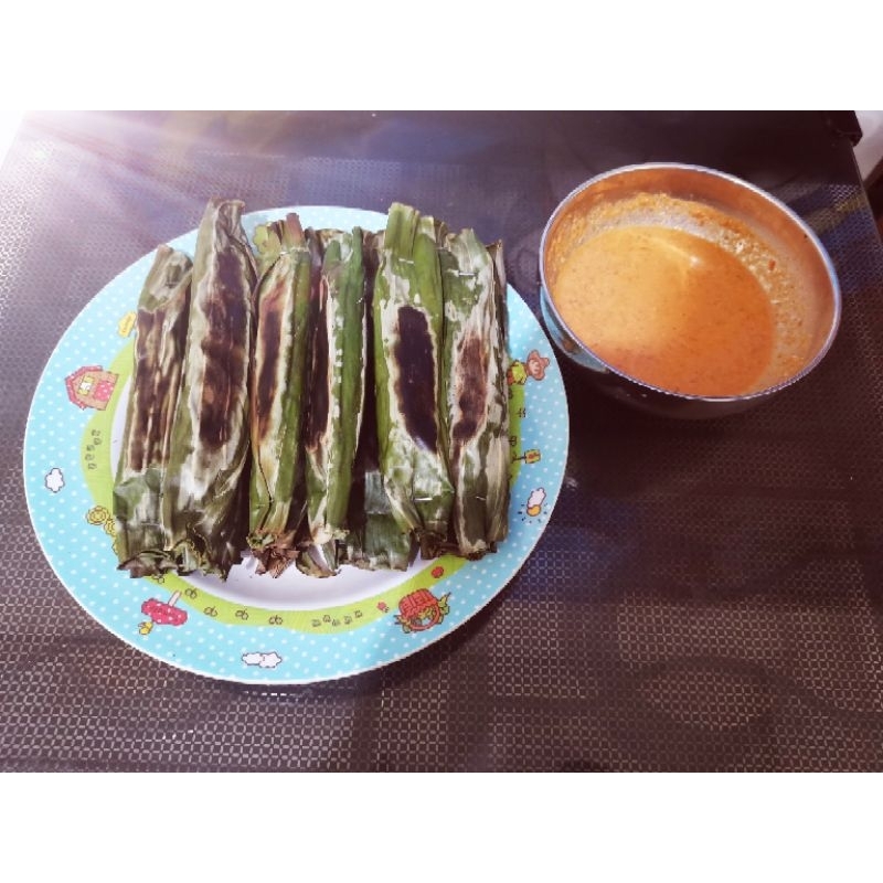 

Otak-Otak Bakar Asli Ikan tenggiri+sambal kacang(perpax 10 pcs)