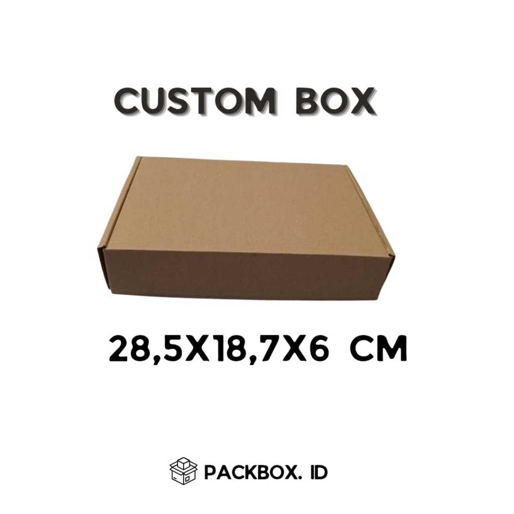

PACKING BOX EMAILER UKURAN 28,5X18,7X6 CM