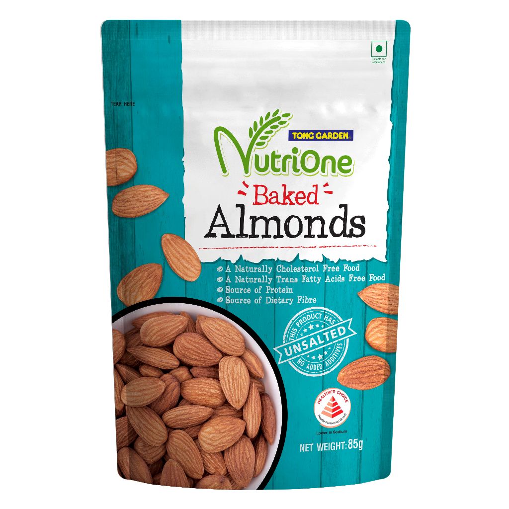 

NutriOne Baked Almonds Unsalted 85g