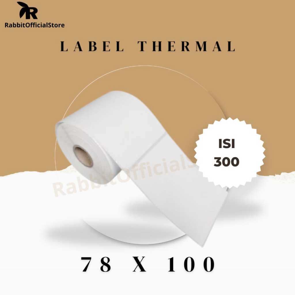 

Stiker Label Barcode Thermal [78 x 100] Label Barcode Olshop Label Pengiriman 78x100 mm Isi 300 Pcs