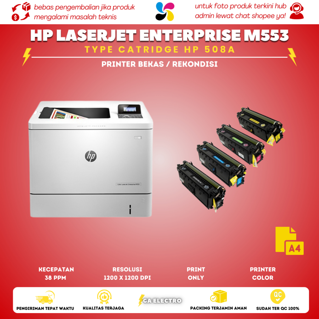 Printer Hp Colour Laserjet Enterprise M553 N/DN