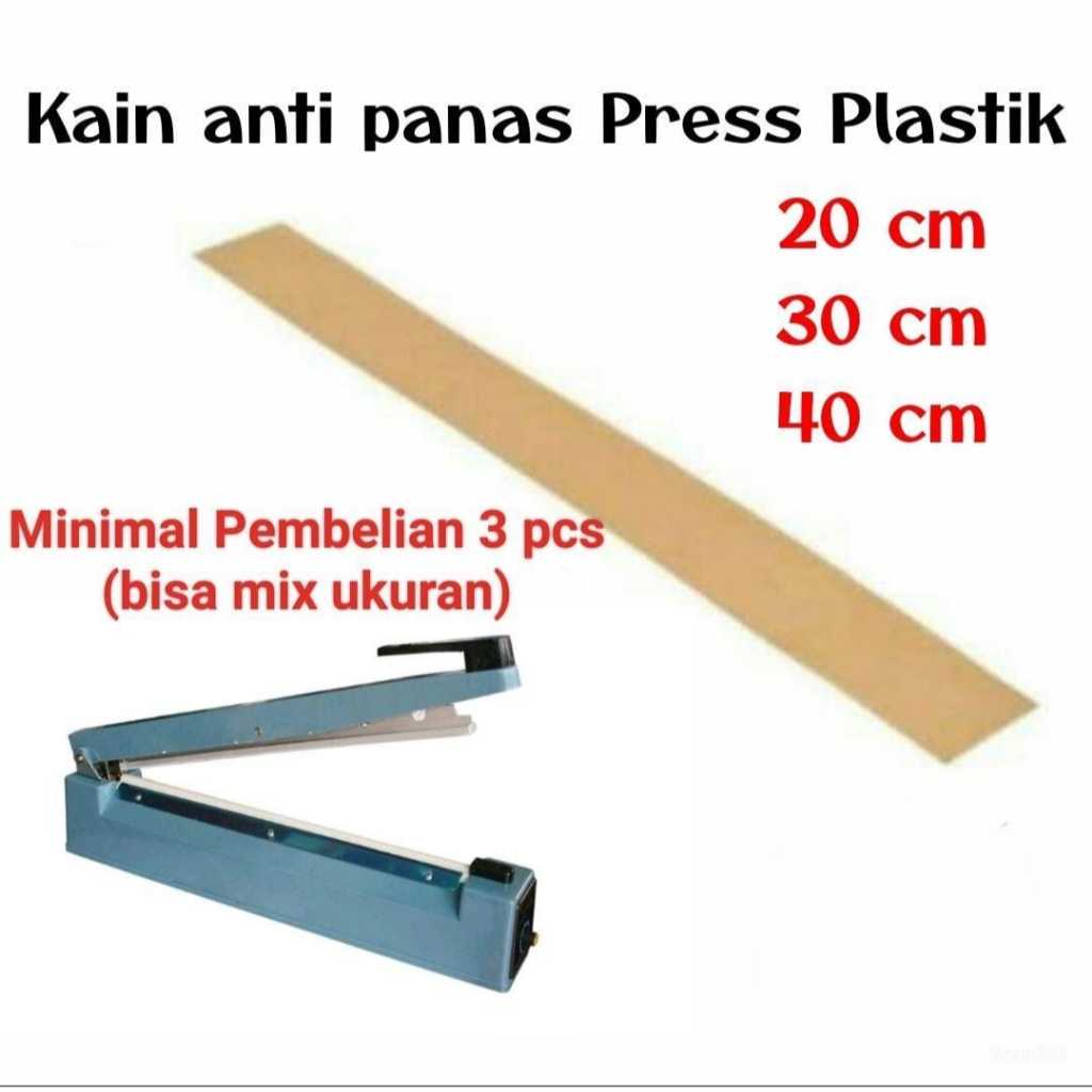 Kain Press Plastik / Kain Sealer / Niklin Sealer / Kain Pemanas / Niklin Press Plastik