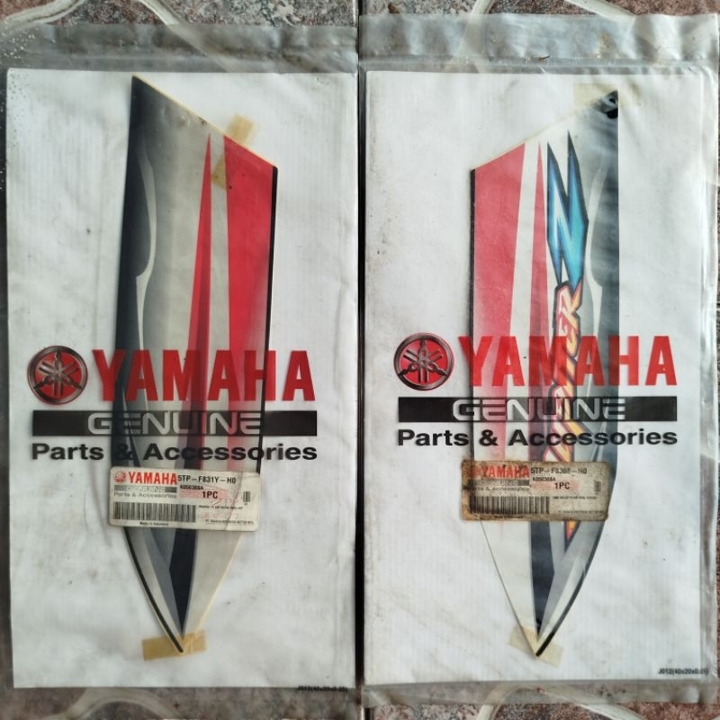 Stiker Striping Sayap Luar Jupiter Z Hitam Putih Original YGP