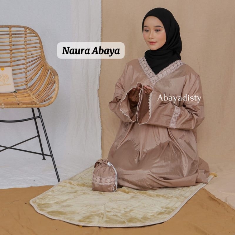 Mukena Abaya Sholat Naura/Naura Abaya Sholat Best Seller 354 Ukuran XL