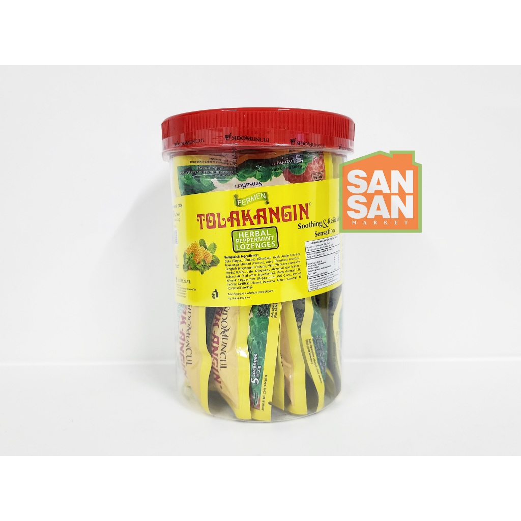 

Permen Tolak Angin 1 Toples isi 20 sachet