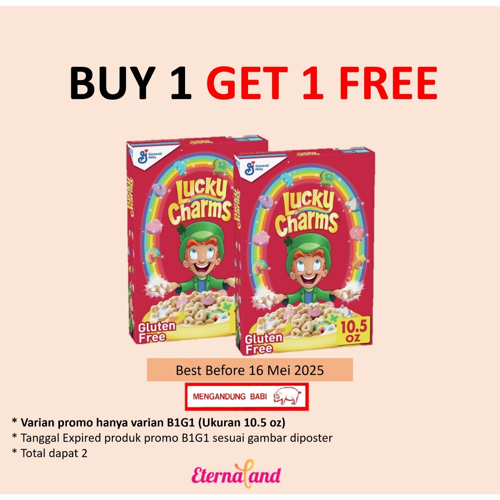 

Lucky Charm Marshmallow Cereal - sereal sarapan marshmallow impor