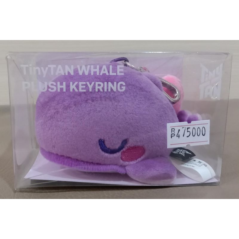 (READY STOCK) TINYTAN WHALE PLUSH KEYRING | OFFICIAL