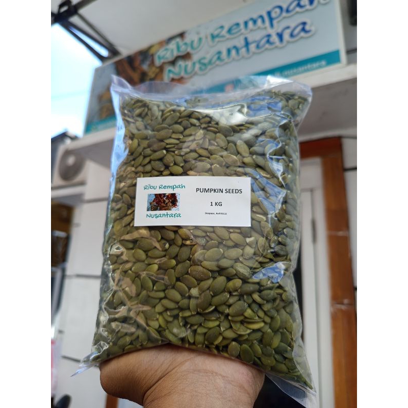 

1kg Raw Pumpkin Seed /1kg Biji Labu Mentah / 1kg Pepita Seed
