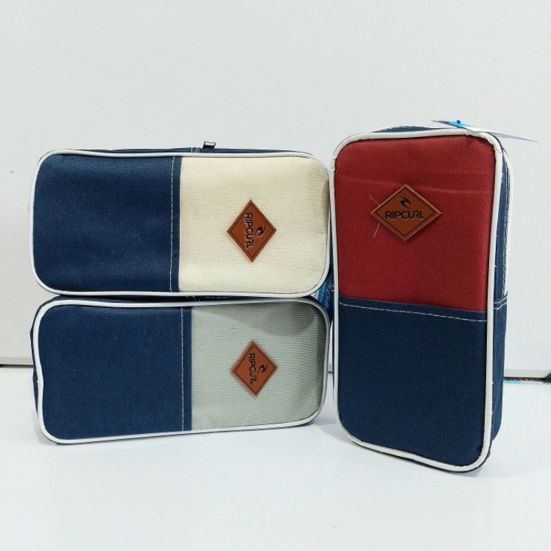 

Tempat Pensil Kain Resleting Pencil Case NAM 035 Motif Polos ( Pcs ) [ Original ]